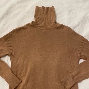 Brown turtle neck